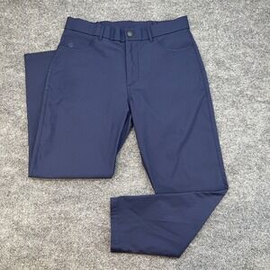 Greyson Montauk Golf Pants Trousers Mens 34x32 (Tailored 32x27) Navy Blue
